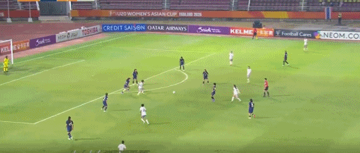 华体会体育登录入口-半场：U20中国女足1-0泰国女足，肖亚飞破门，曾雨佳好球被吹